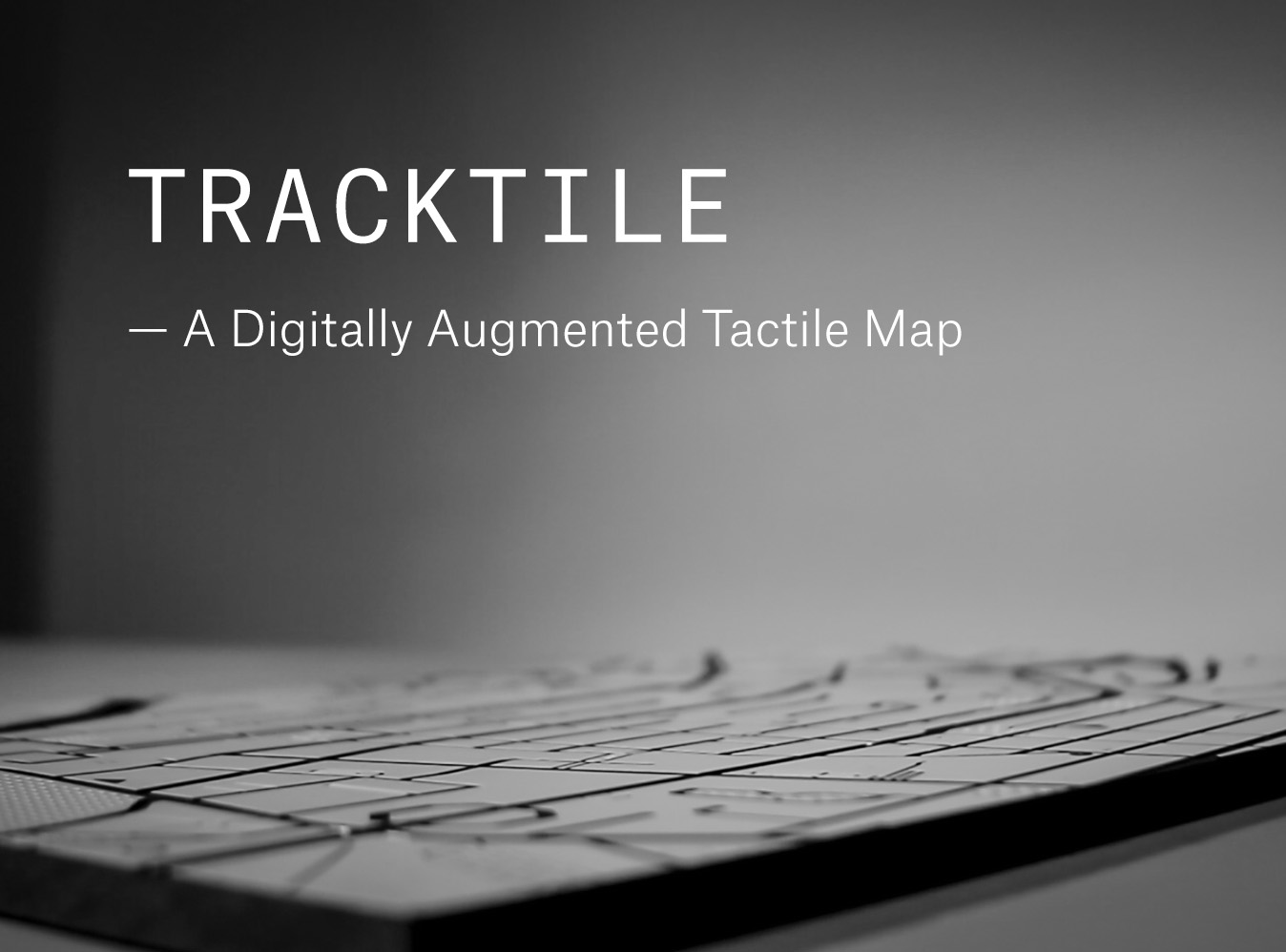 Tracktile by Johannes Herseni, Patrick Oswald, Cécile Zahorka